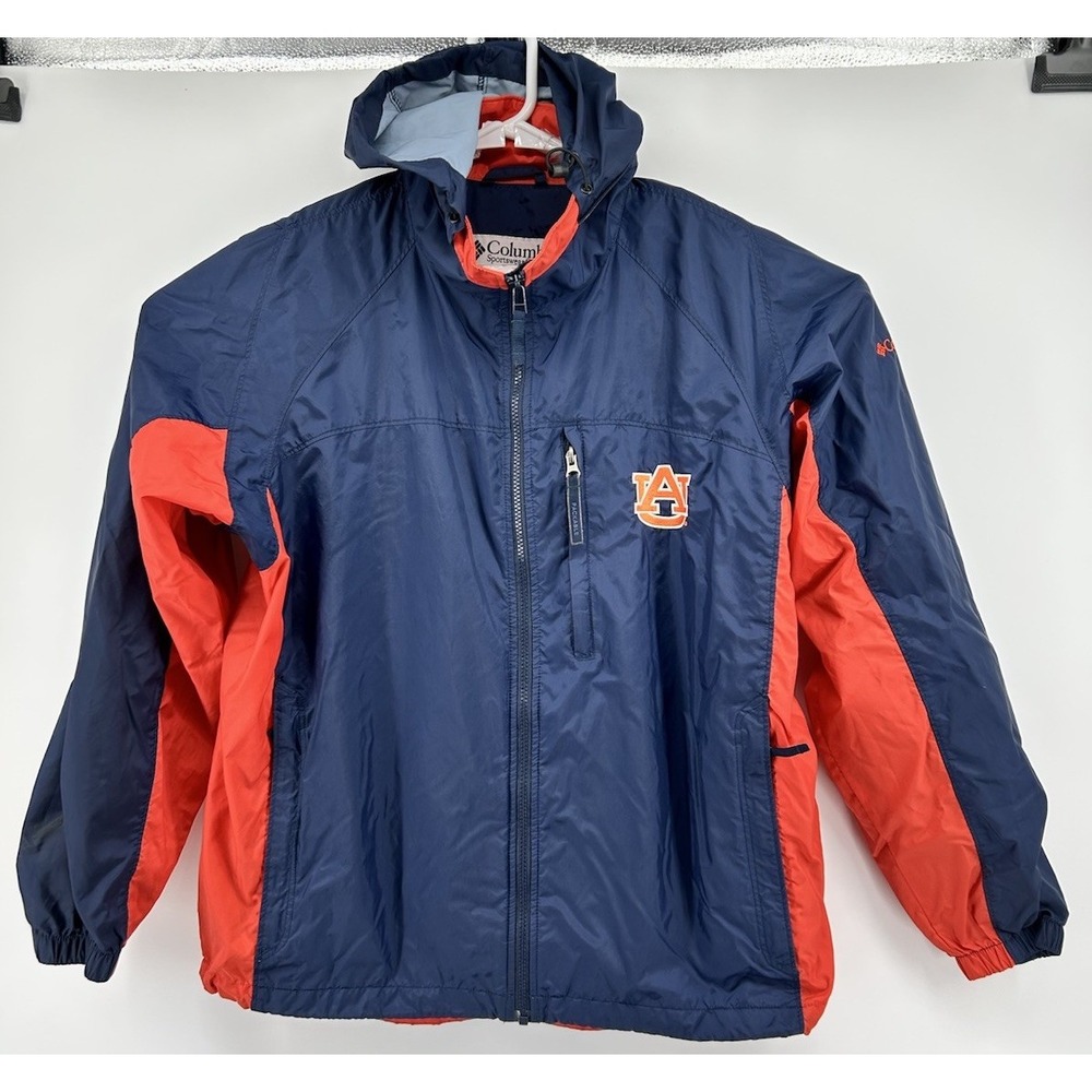 Columbia Sportswear Auburn Tigers Full Zip My‎ long Jacket Blue Orange Medium